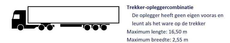 Trekker-opleggercombinatie